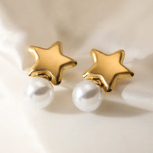Load image into Gallery viewer, Starlight Pearls - Stainless Steel 18K Gold Plated