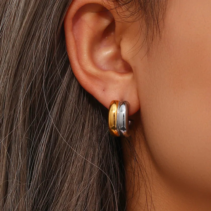 Harmony Hoops - Stainless Steel 18K Gold Plated