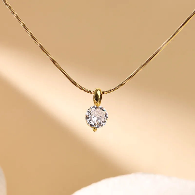 Solitaire Spark Necklace