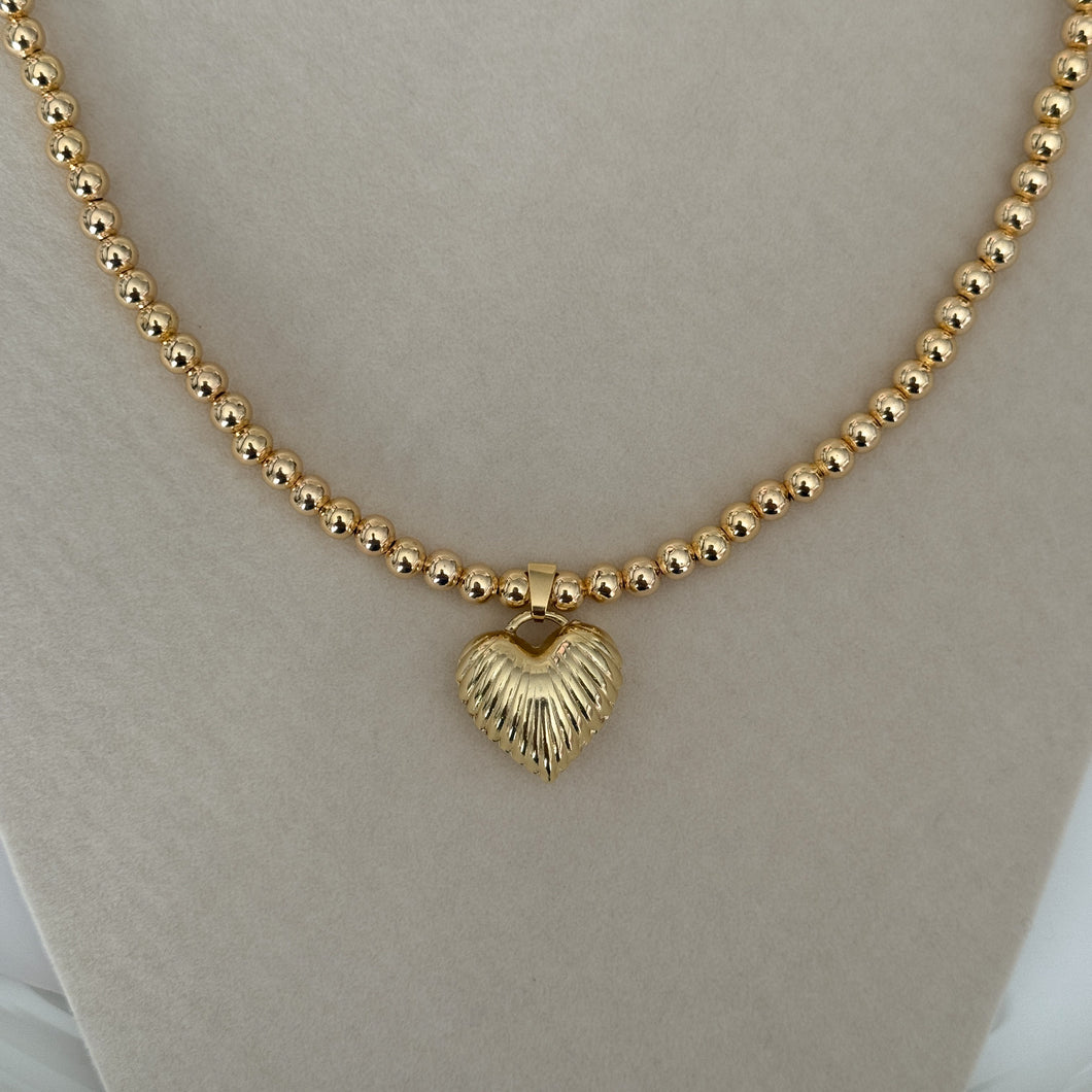 Beaded Heart necklace