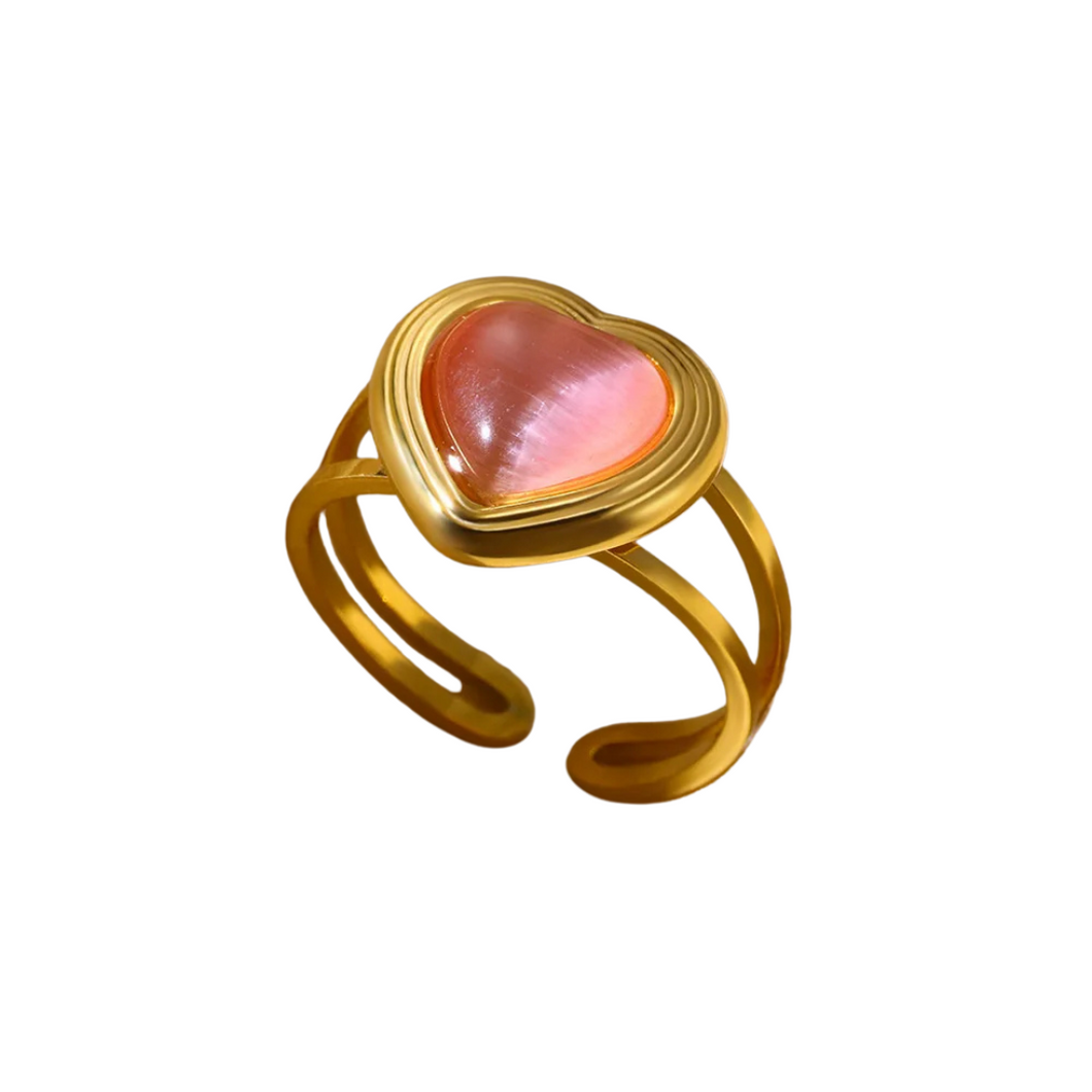 Heartstone Glow Ring