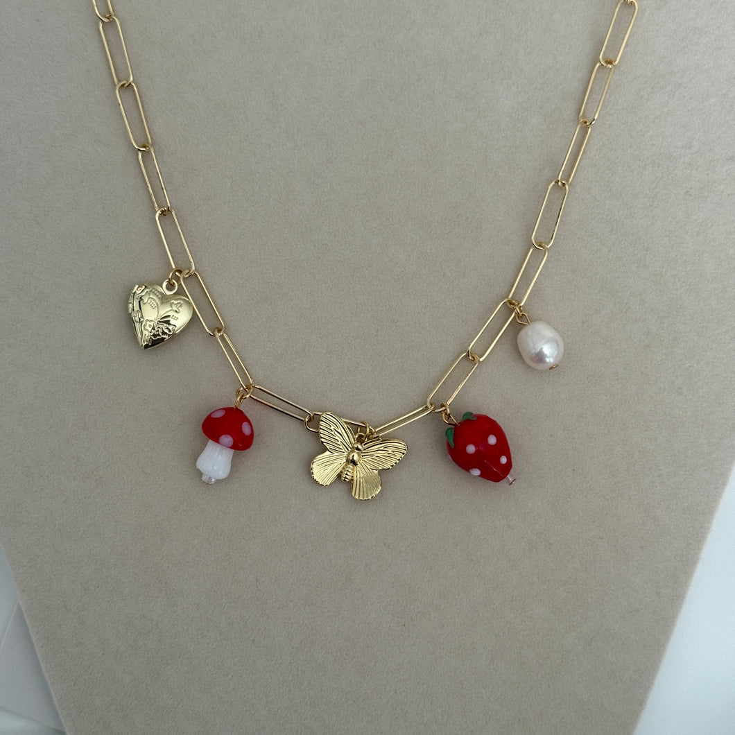 Fairy charm necklace