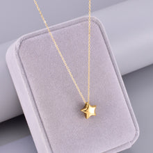 Load image into Gallery viewer, Twinkle Star Pendant Necklace - Stainless Steel Gold Plated 18K
