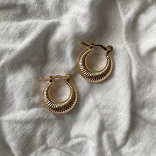 Load image into Gallery viewer, Emilia textured hoops
