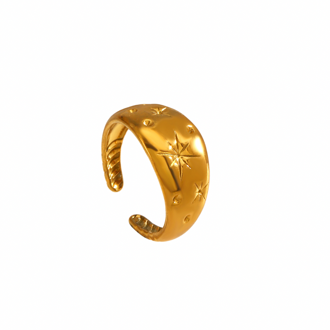 Starlit Band Ring