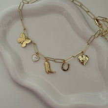 Load image into Gallery viewer, Cowboy charm necklace
