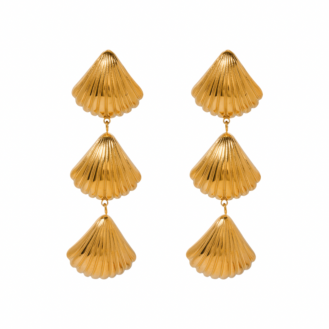 Ariel Shell Dangle Earrings