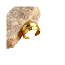 Load image into Gallery viewer, Elle Adjustable Ring - Stainless Steel Gold Plated 18K
