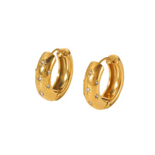 Load image into Gallery viewer, Mira Hoops - Stainless Steel Gold Plated 18K
