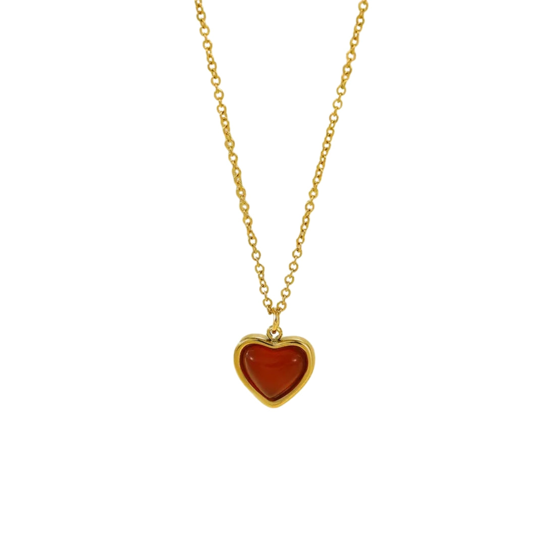 Scarlet Necklace - Stainless Steel Gold Plated 18K