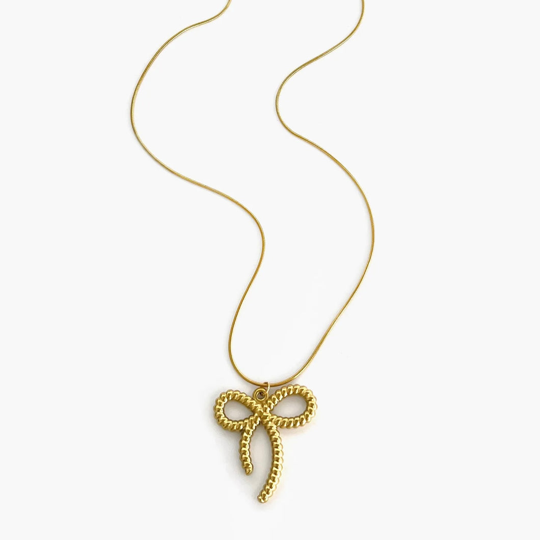 Sophia Bow Necklace