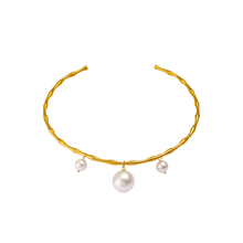 Load image into Gallery viewer, Bamboo Choker - Stainless Steel 18k Gold Plated
