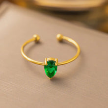 Load image into Gallery viewer, Gem Drop Adjustable Ring
