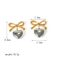 Load image into Gallery viewer, Love Knot 2-tone Earrings
