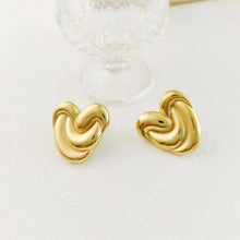 Load image into Gallery viewer, Vintage Heart Studs
