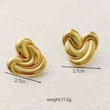 Load image into Gallery viewer, Vintage Heart Studs
