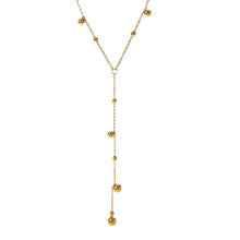 Load image into Gallery viewer, Bubble Y-Necklace - Stainless Steel Gold Plated 18K
